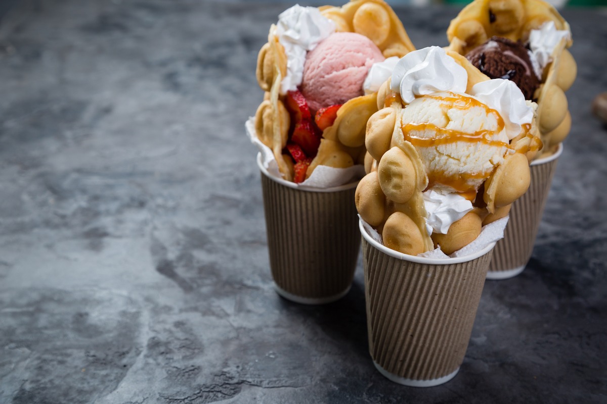 Bubble Waffel